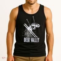 Deer Valley Utah Ski Resort Downhill Skier Tank Top thumb 3