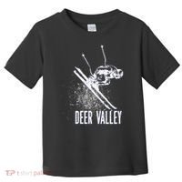 Deer Valley Utah Ski Resort Downhill Skier Toddler T-Shirt thumb 0