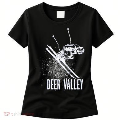 Deer Valley Utah Ski Resort Downhill Skier Women's T-Shirt