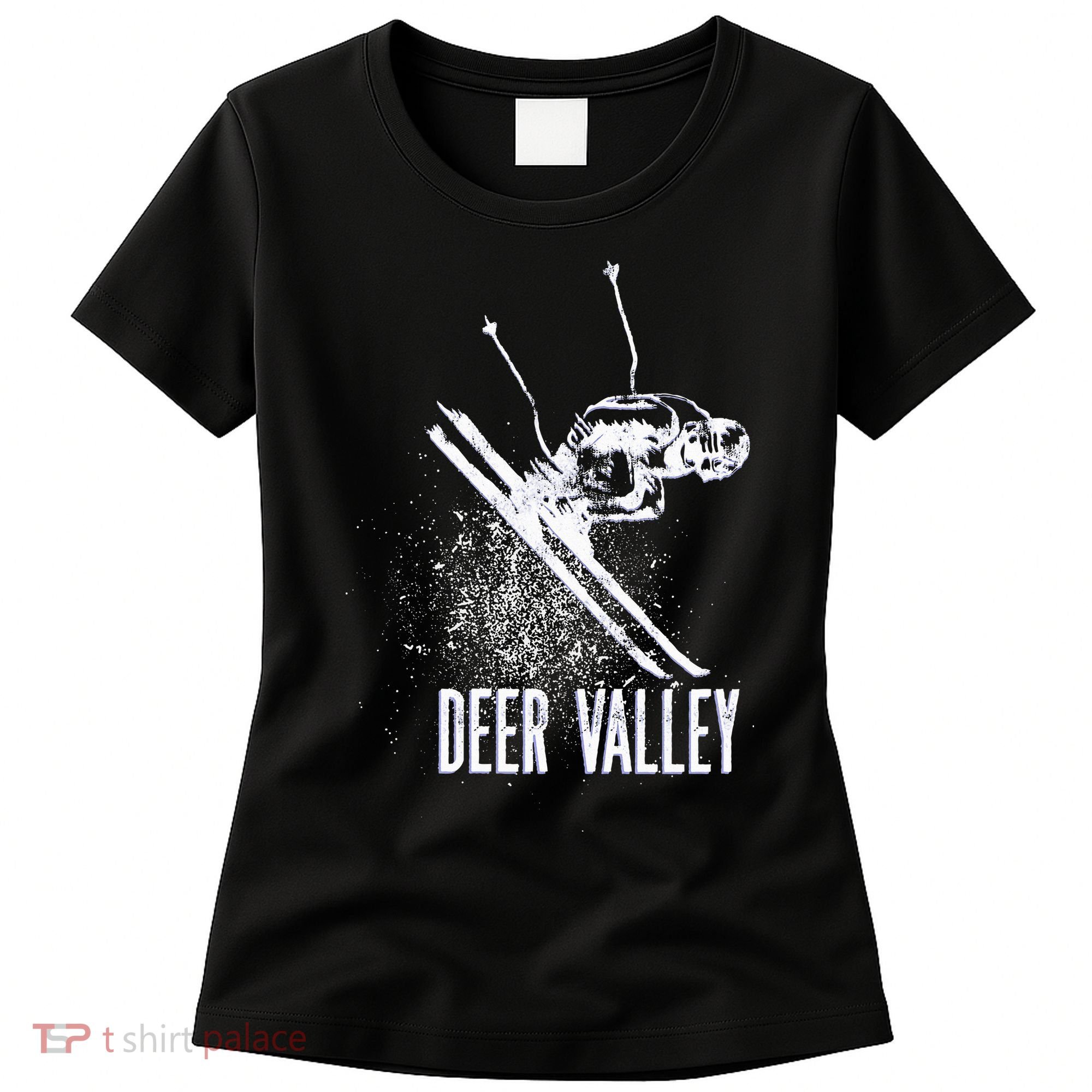 Deer Valley Utah Ski Resort Downhill Skier Women's T-Shirt
