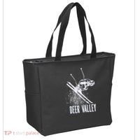Deer Valley Utah Ski Resort Downhill Skier Tote Bag thumb 2