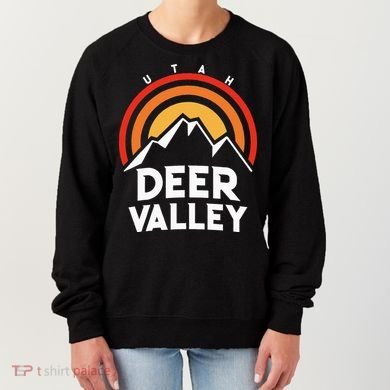 Deer Valley Utah Retro Women's Sweatshirt
