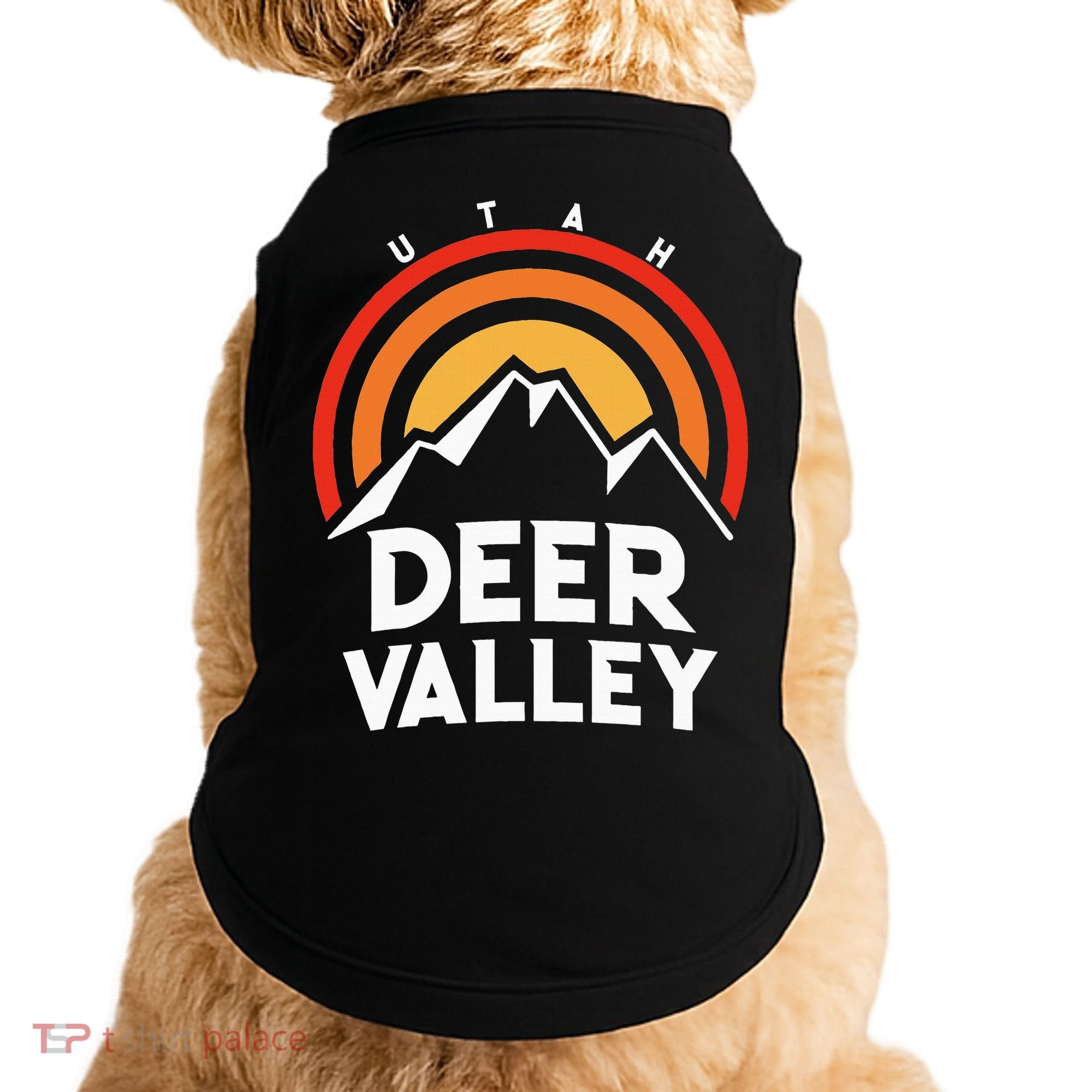 Deer Valley Utah Retro Doggie Tank