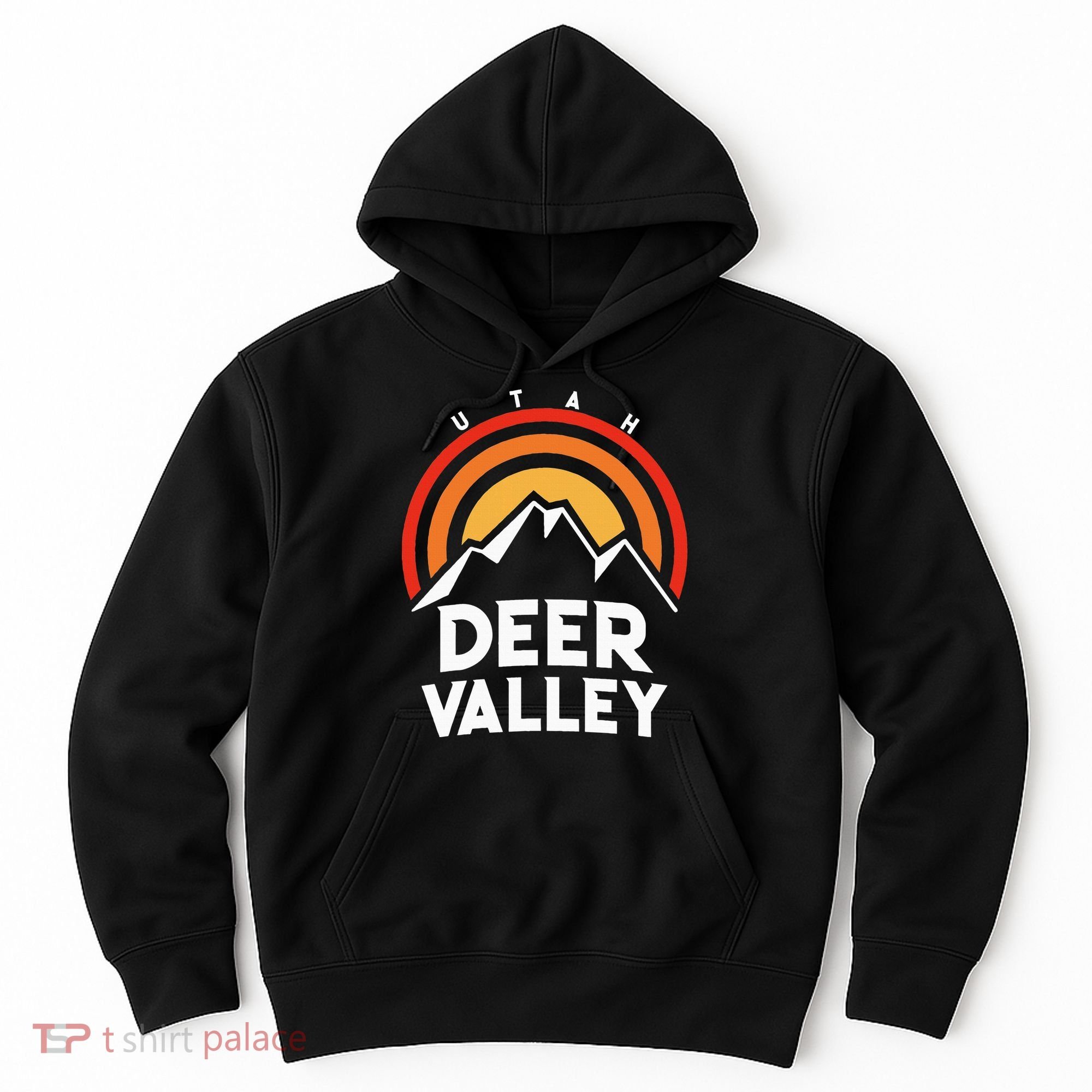 Deer Valley Utah Retro Hoodie