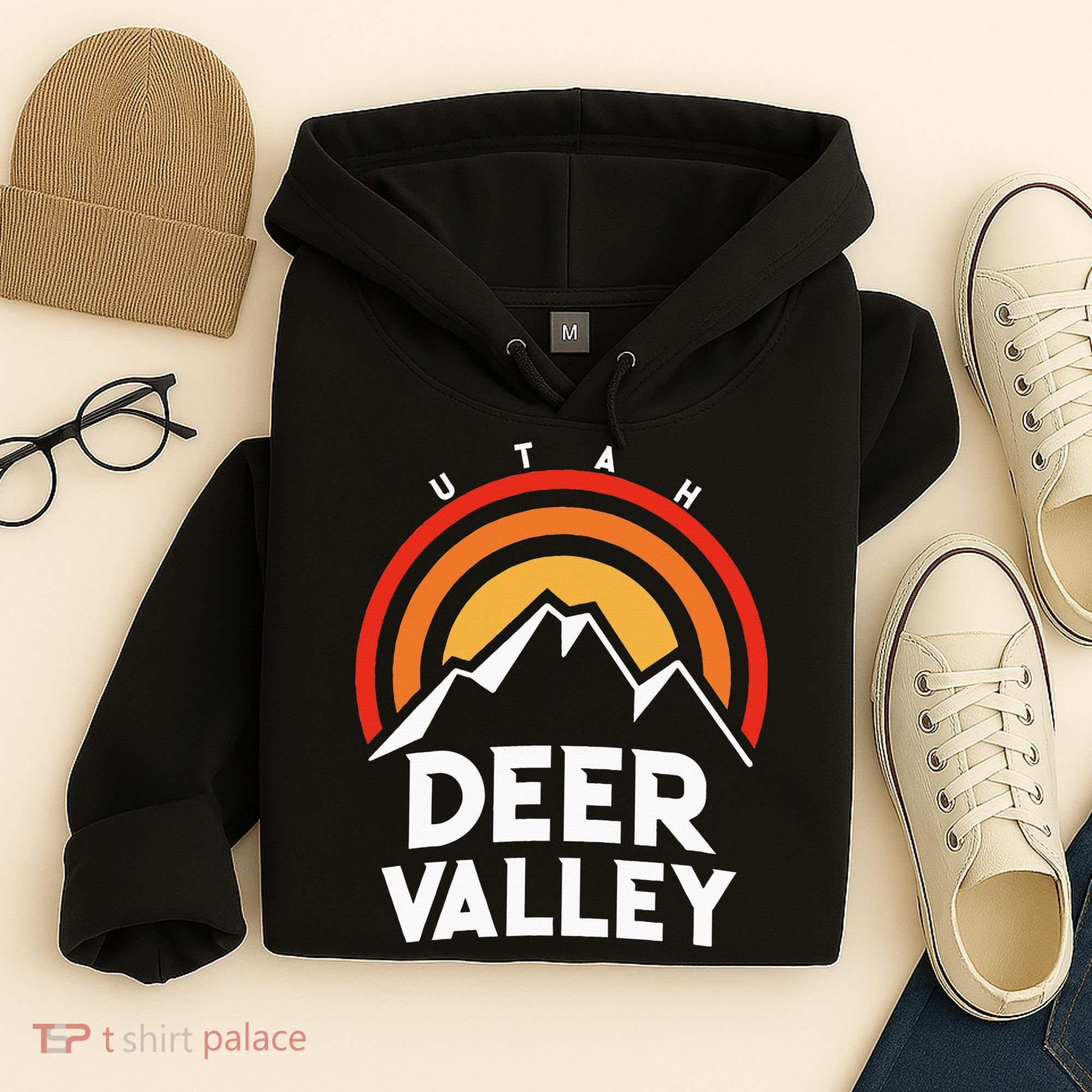 Deer Valley Utah Retro Hoodie