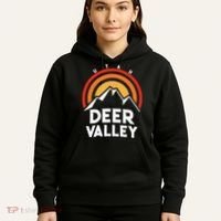 Deer Valley Utah Retro Hoodie thumb 5