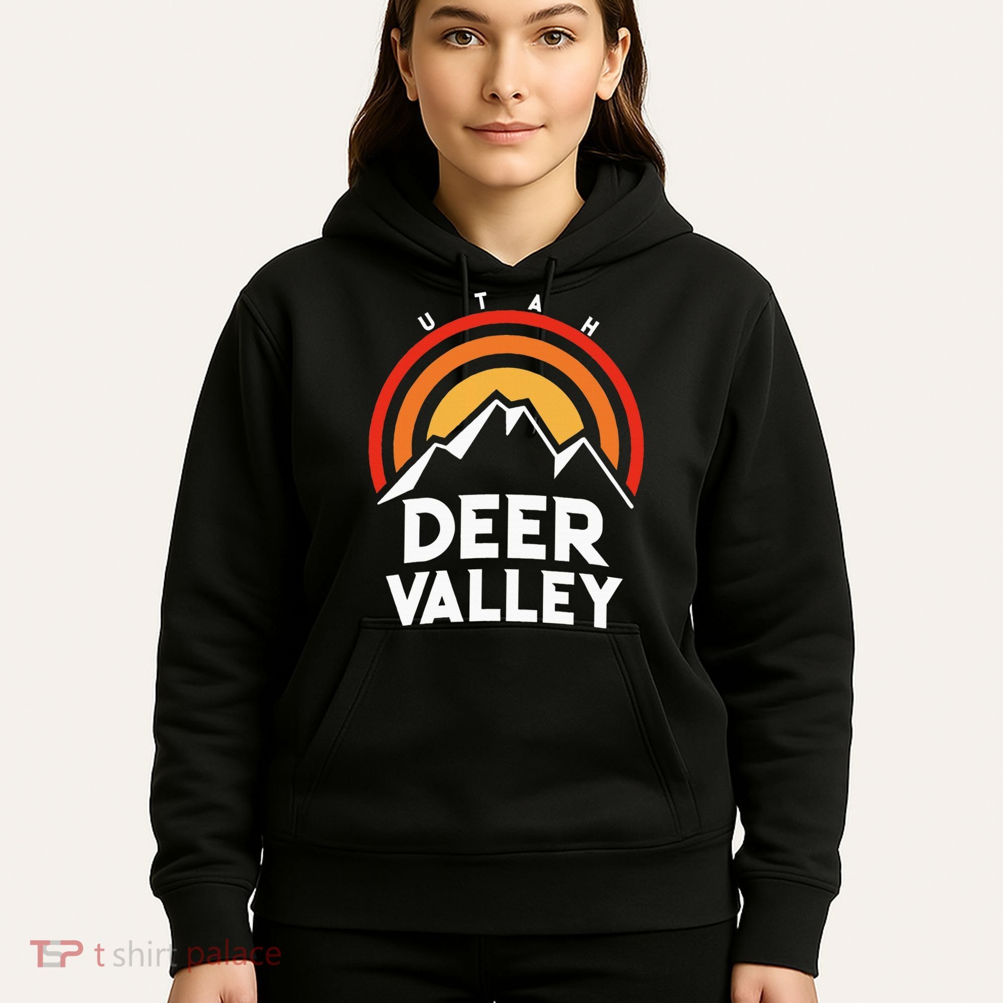 Deer Valley Utah Retro Hoodie