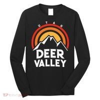 Deer Valley Utah Retro Long Sleeve Shirt thumb 0