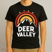 Deer Valley Utah Retro T-Shirt thumb 3