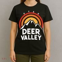 Deer Valley Utah Retro T-Shirt thumb 4