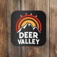 Deer Valley Utah Retro Coaster thumb 0