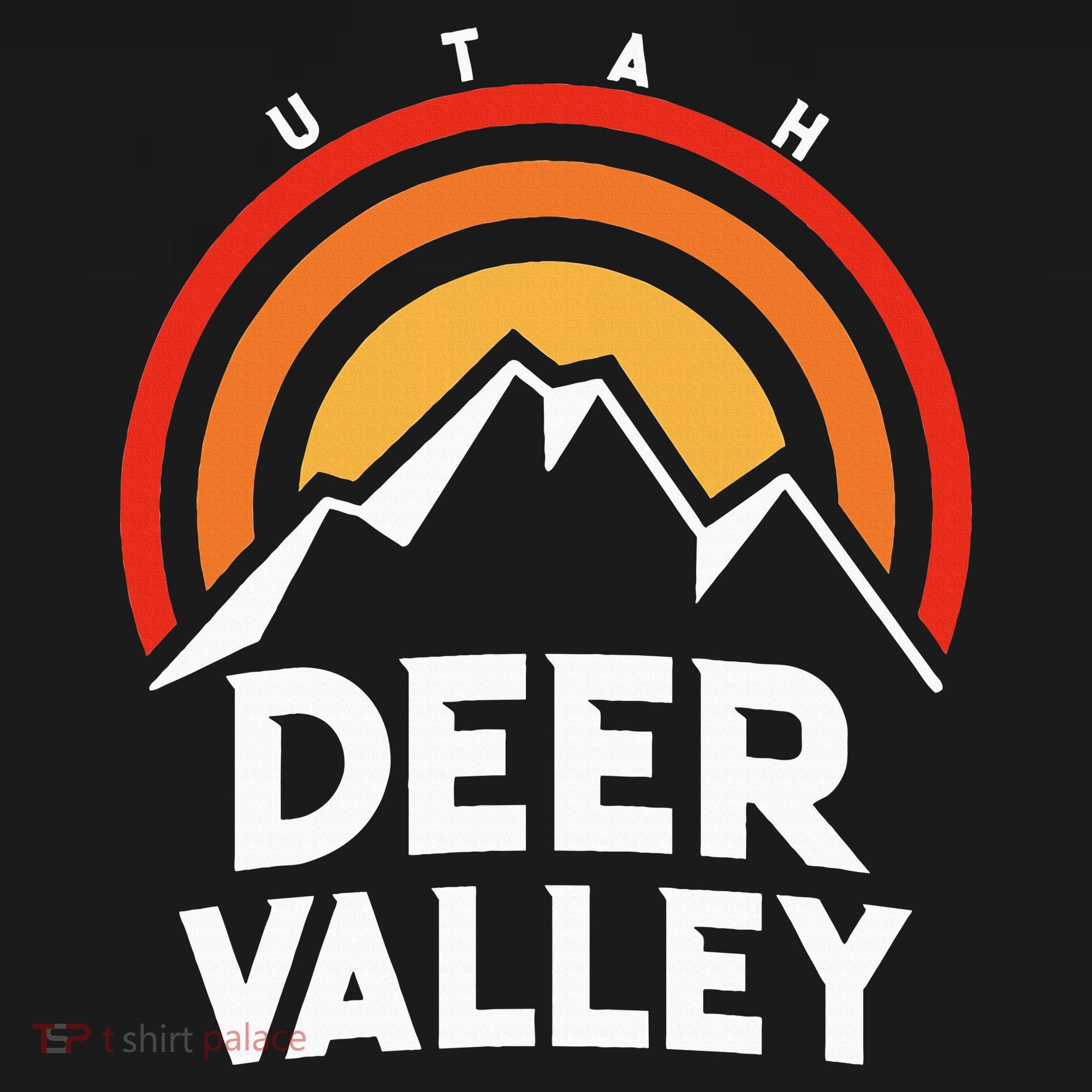 Deer Valley Utah Retro Pajama Set