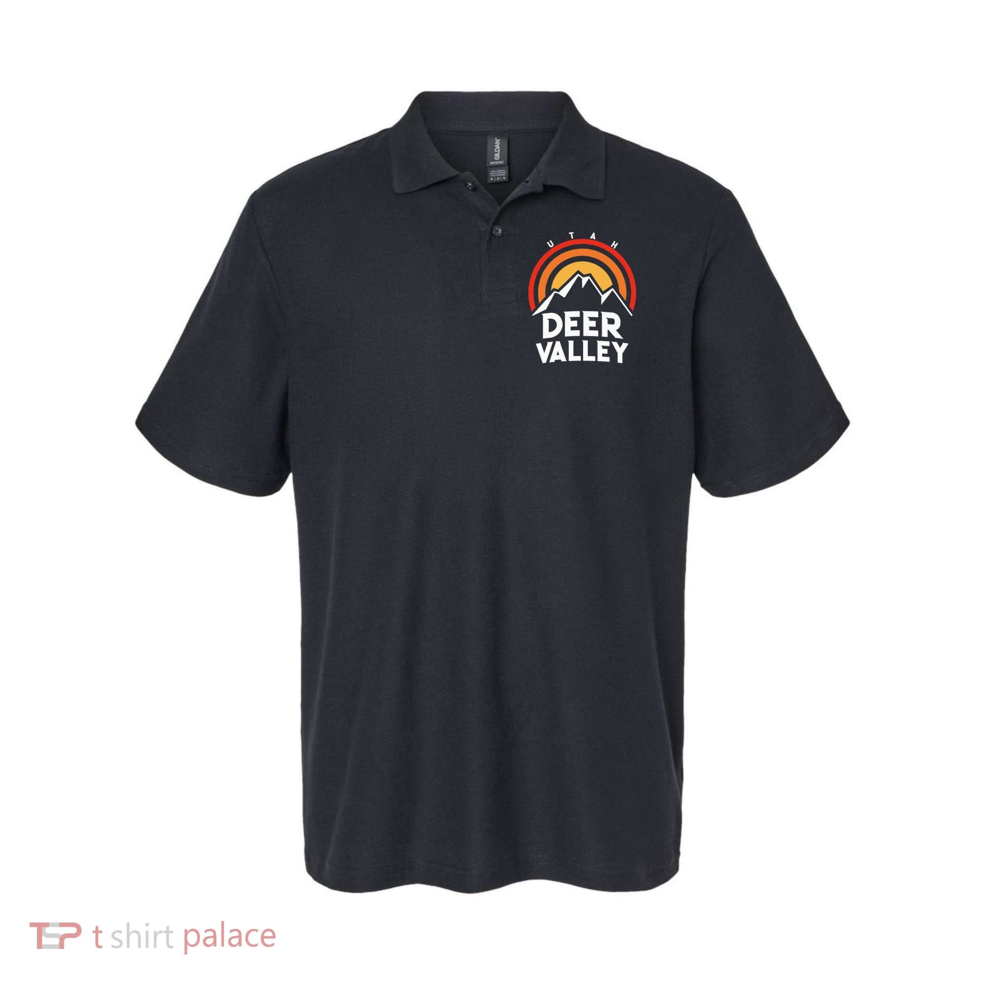 Deer Valley Utah Retro Polo