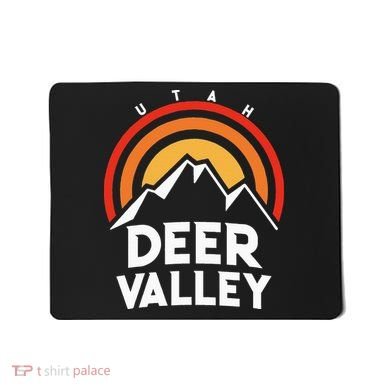 Deer Valley Utah Retro Mousepad