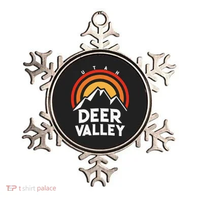 Deer Valley Utah Retro Ornament
