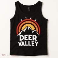 Deer Valley Utah Retro Tank Top thumb 2