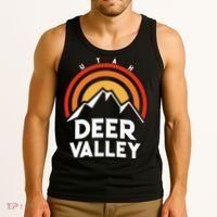 Deer Valley Utah Retro Tank Top thumb 3