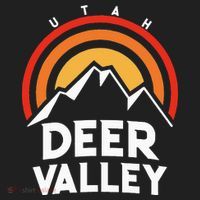 Deer Valley Utah Retro Golf Towel thumb 3