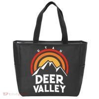 Deer Valley Utah Retro Tote Bag thumb 0