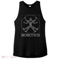 Da Vinci Vitruvian Robot Engineering Robotics Ladies PosiCharge Tri-Blend Wicking Tank thumb 0