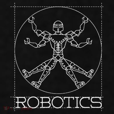 Da Vinci Vitruvian Robot Engineering Robotics Ladies PosiCharge Tri-Blend Wicking Tank