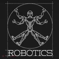 Da Vinci Vitruvian Robot Engineering Robotics Coaster thumb 2