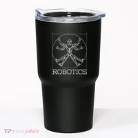 Da Vinci Vitruvian Robot Engineering Robotics Tumbler thumb 0