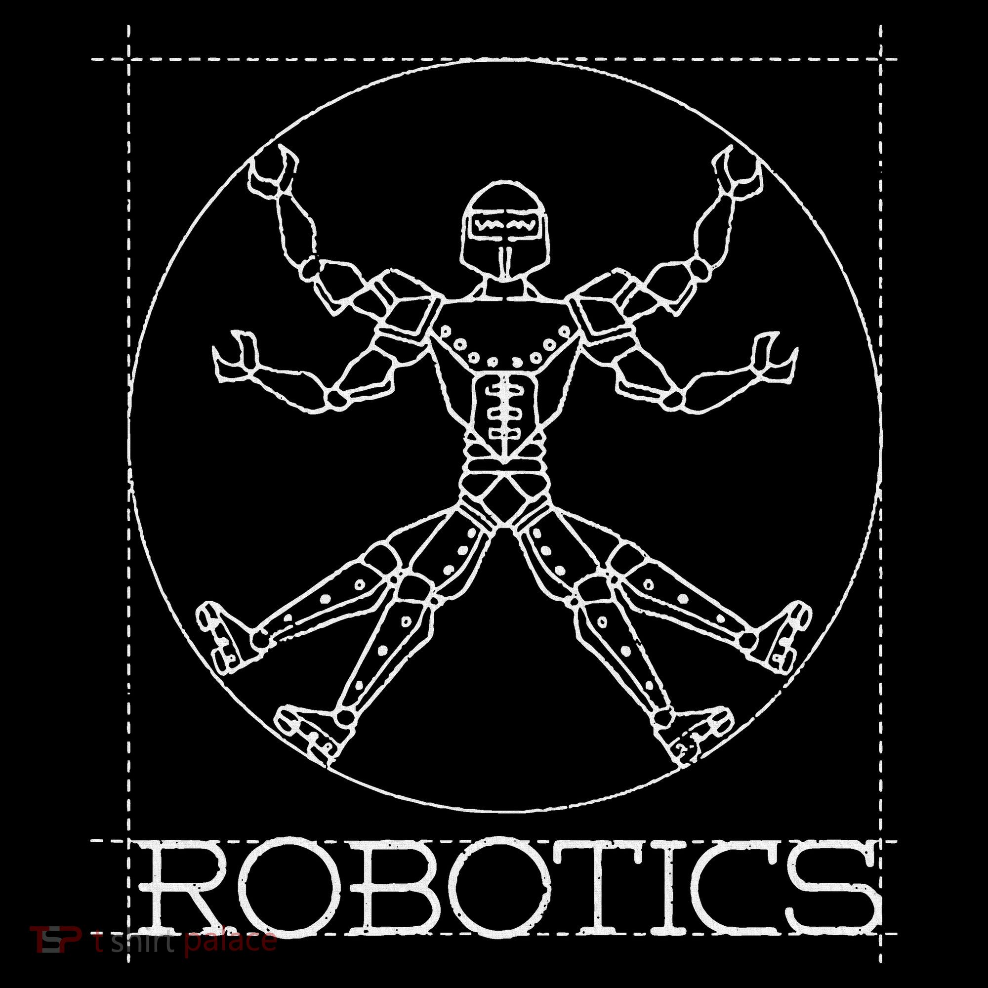 Da Vinci Vitruvian Robot Engineering Robotics Mousepad