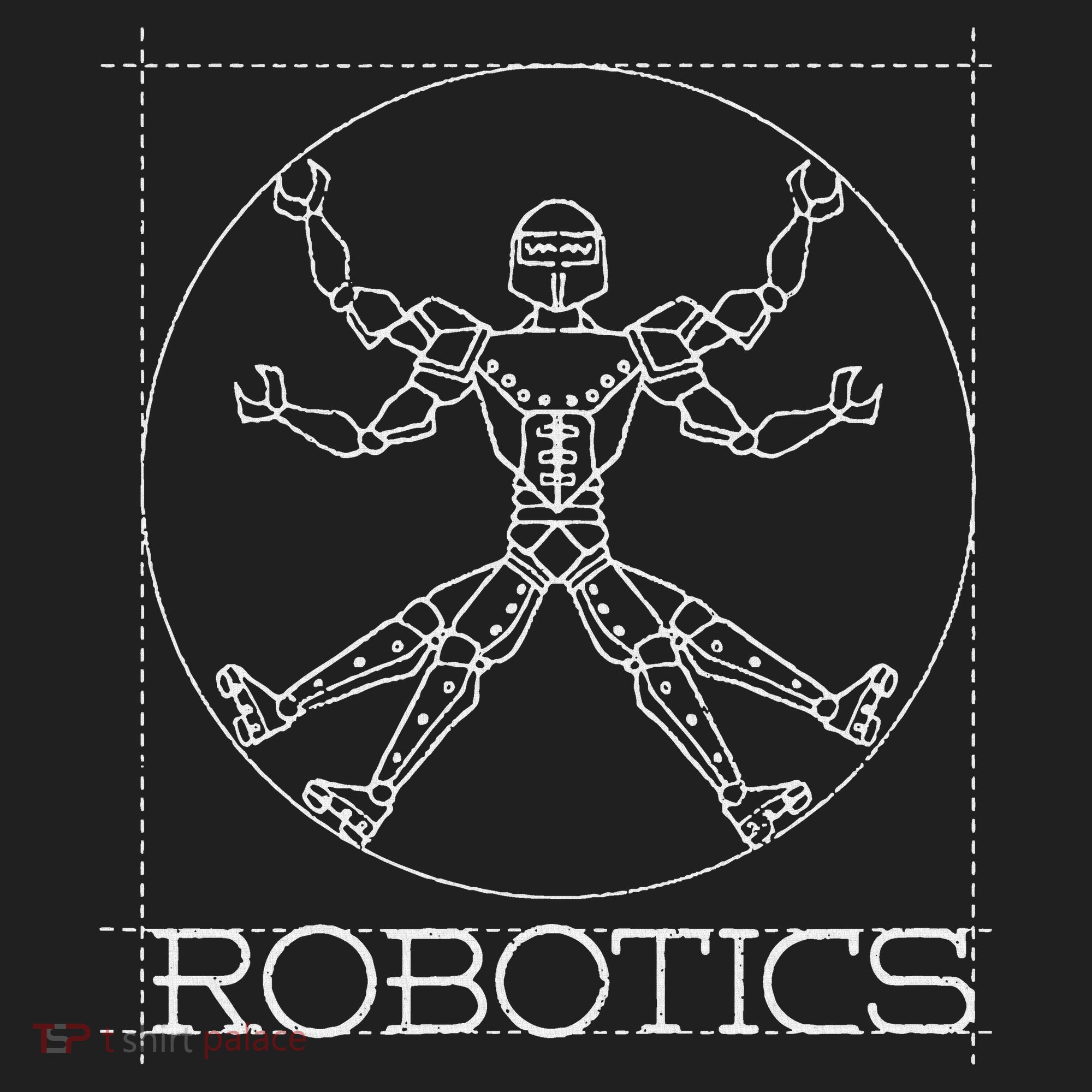 Da Vinci Vitruvian Robot Engineering Robotics Hat