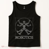 Da Vinci Vitruvian Robot Engineering Robotics Tank Top thumb 2