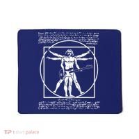 Da Vinci Vitruvian Man Bass Guitar Player Bass Guitarist Mousepad thumb 0