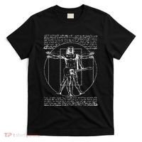 Da Vinci Vitruvian Guitar Man Rock Music Fan Rock N Roll T-Shirt thumb 0