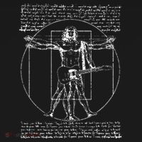 Da Vinci Vitruvian Guitar Man Rock Music Fan Rock N Roll T-Shirt thumb 7