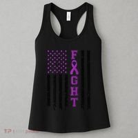 Domestic Violence Warrior Survivor Brave Purple Ribbon Shopp Women's Tank Top thumb 3