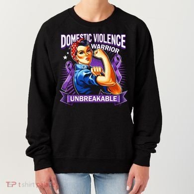 Domestic Violence Warrior Unbreakable Support Squad Women's Sweatshirt