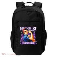 Domestic Violence Warrior Unbreakable Support Squad Backpack thumb 0
