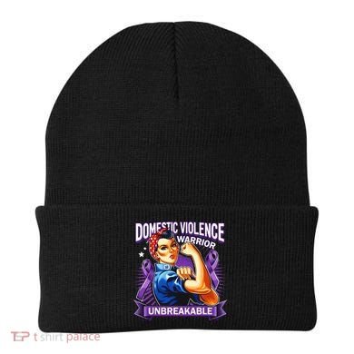 Domestic Violence Warrior Unbreakable Support Squad Beanie