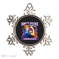 Domestic Violence Warrior Unbreakable Support Squad Ornament thumb 0