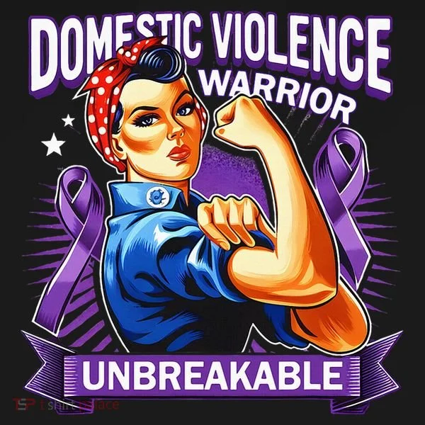 Domestic Violence Warrior Unbreakable Support Squad Women's Tank Top