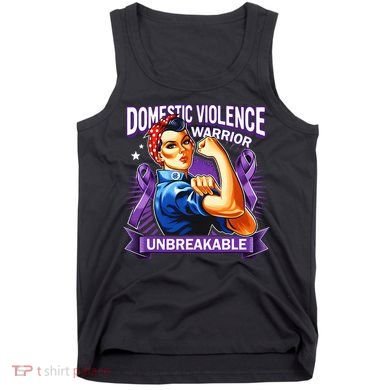 Domestic Violence Warrior Unbreakable Support Squad Tank Top