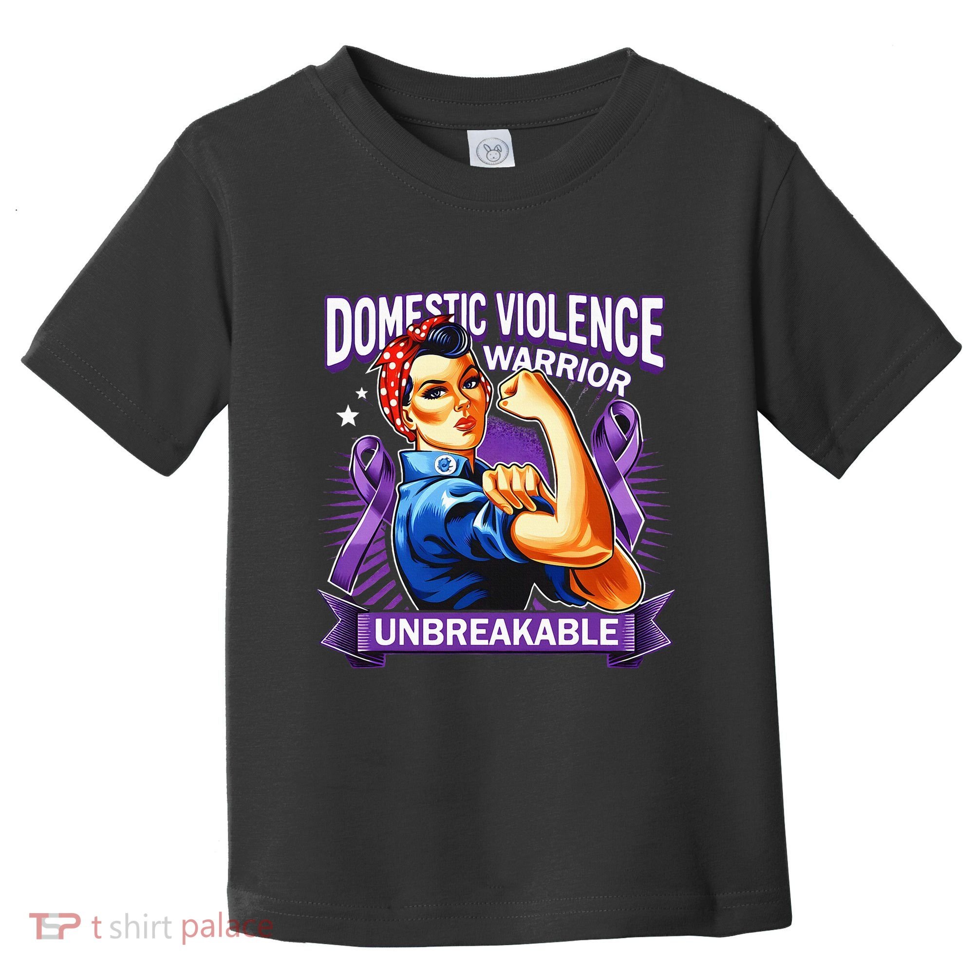 Domestic Violence Warrior Unbreakable Support Squad Toddler T-Shirt