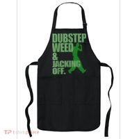 Dubstep Weed And Jacking Off Apron thumb 0