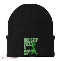 Dubstep Weed And Jacking Off Beanie thumb 0