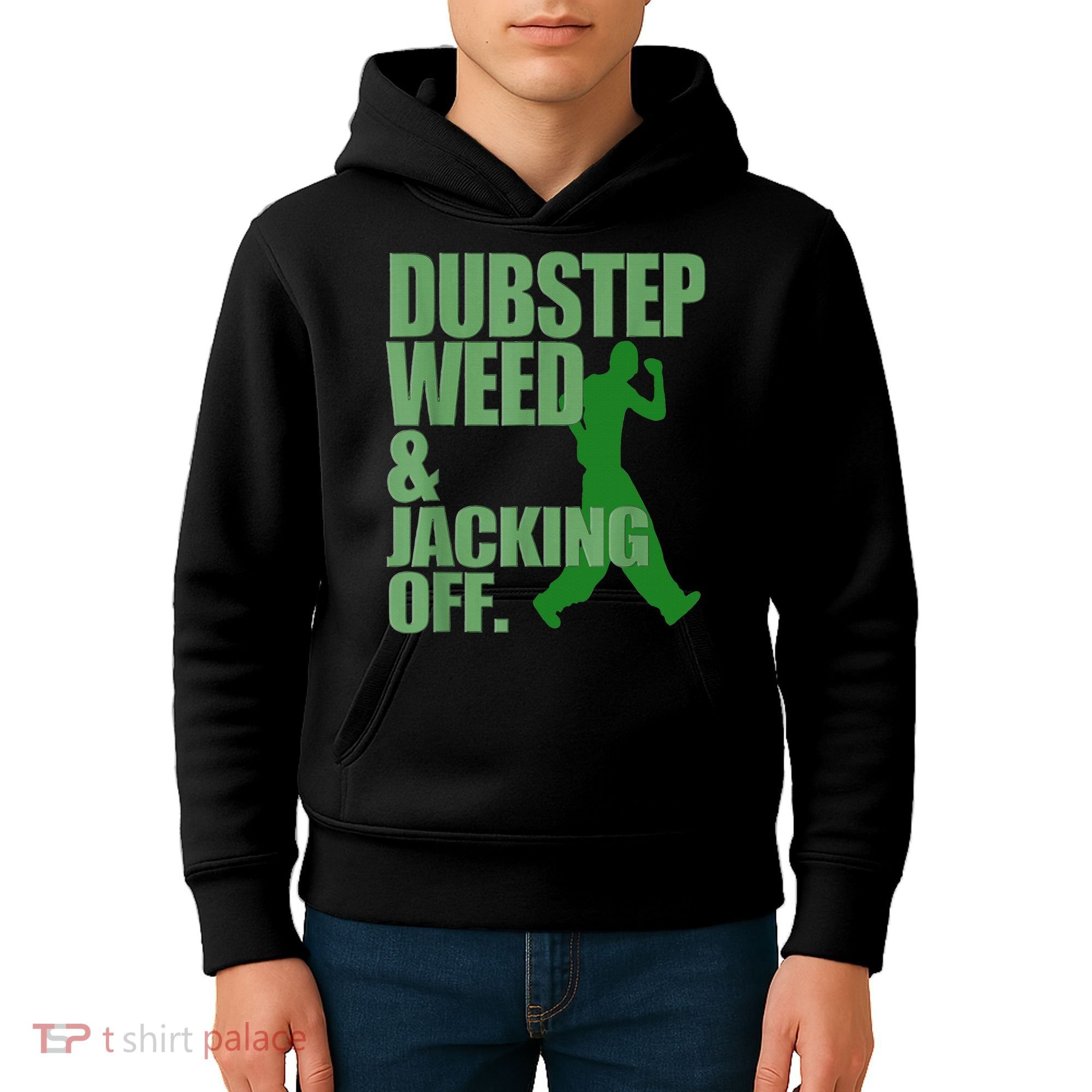 Dubstep Weed And Jacking Off Kids Hoodie