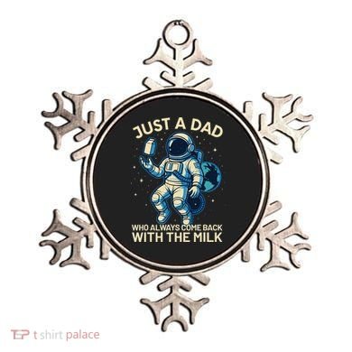 Dad Who Always Came Back With The Milk Star Astronaut Space Ornament