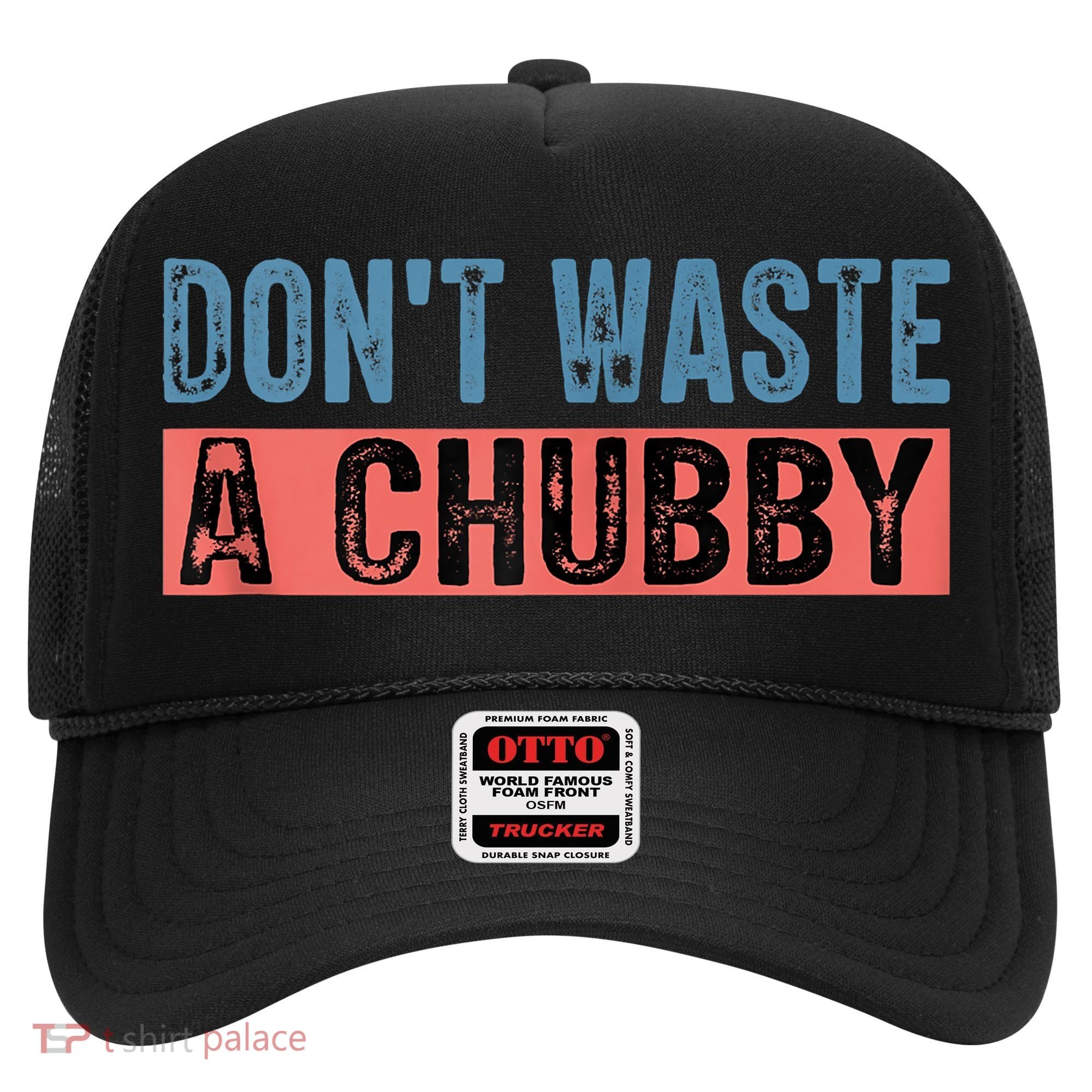 Don't Waste A Chubby Funny Saying Hat