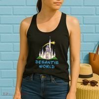 Desantis World Anti Woke Conservative Women's Tank Top thumb 2