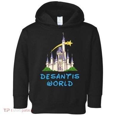 Desantis World Anti Woke Conservative Toddler Hoodie