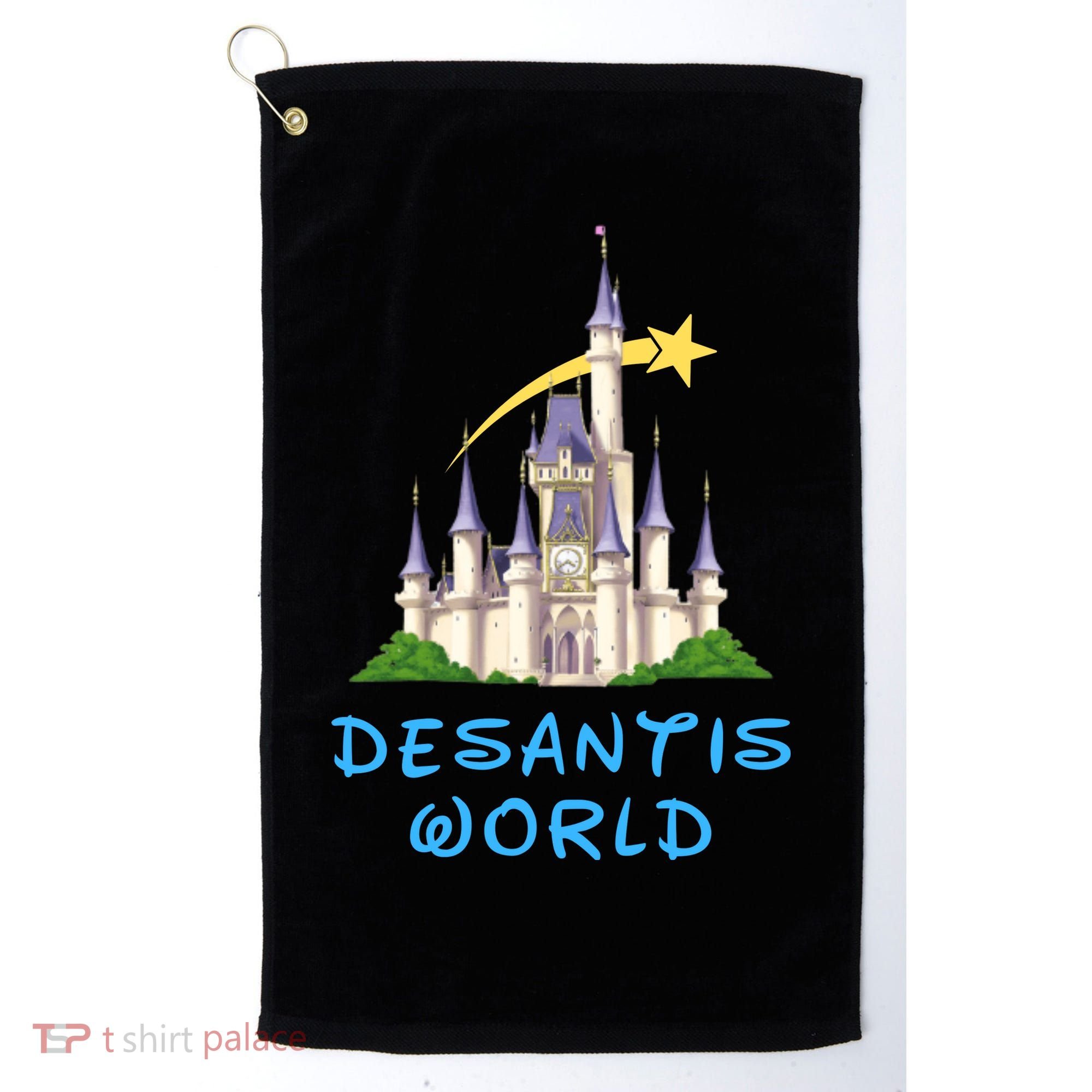 Desantis World Anti Woke Conservative Golf Towel