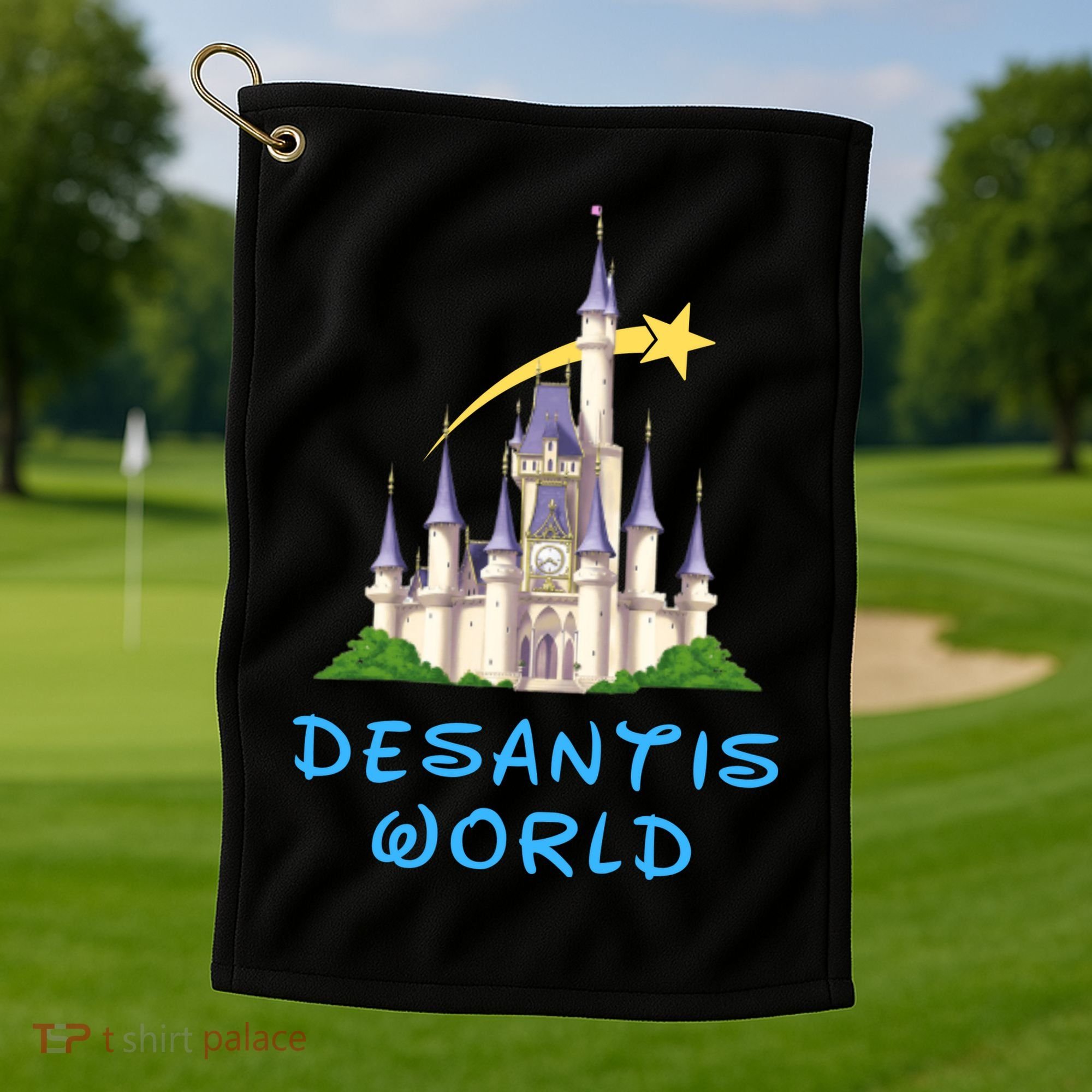 Desantis World Anti Woke Conservative Golf Towel